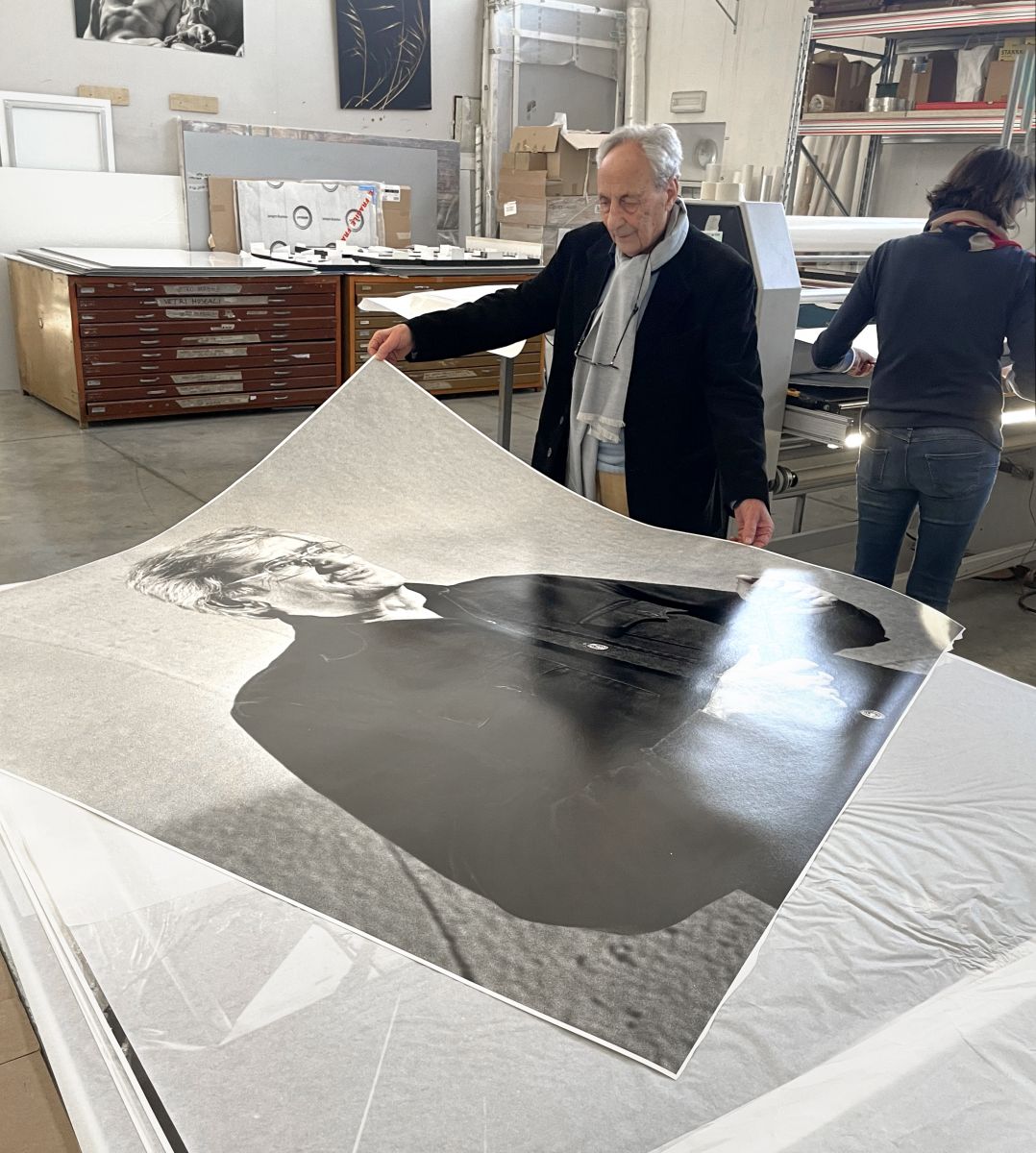 Stampa fine art collaborativa per il Maestro Aurelio Amendola
