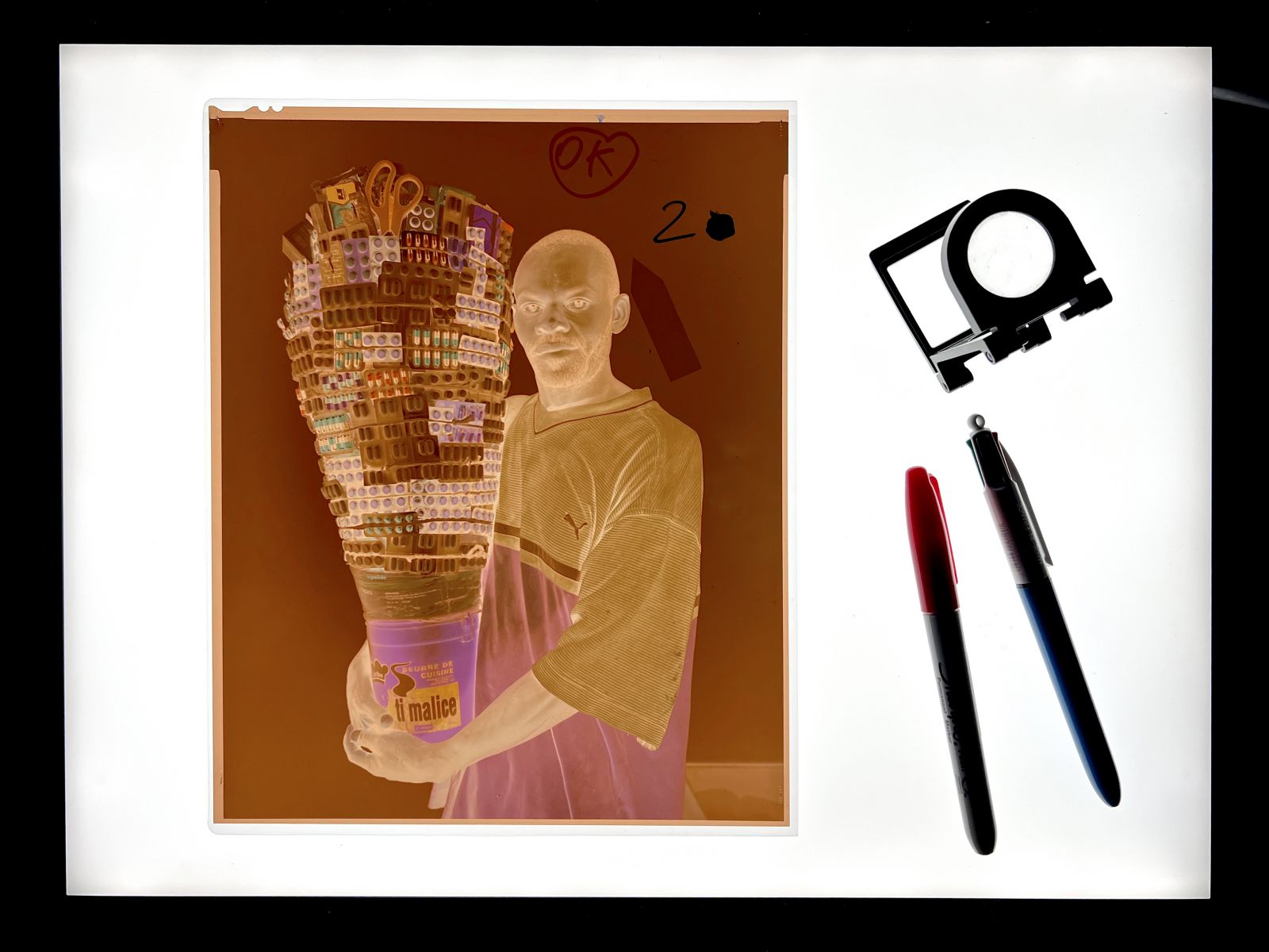 Negativo Colore digitalizzato con scanner a tamburo icg
